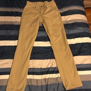 Levi’s Skinny Khaki colored jeans